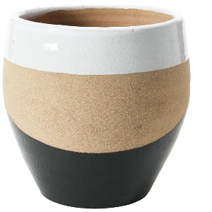 Storied Home Terra-cotta Planter, Multi Color (Holds 7" Pot) - 1 of 4