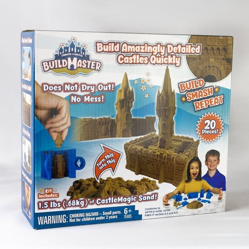 Kinetic Sand Mold n' Flow 1.5lbs Play Sand with 3 Tools