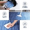 Acekool 4x6 Modern Ombre Washable Rug, Non-Slip Soft Low Pile Area Rug, Non-Shedding Accent Carpet for Living Room, Bedroom, Office, Grey - 2 of 4
