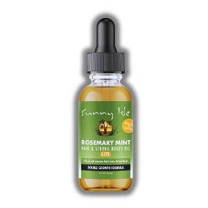 Sunny Isle Rosemary Mint Hair & Strong Roots Oil Lite | For Light, Thin Hair | Infused with Biotin & Jamaican Black Castor Oil - (2 oz) - 1 of 2
