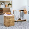 FDW Laundry Basket 90/110L Foldable with Lid & 6 Laundry Bags Clothes Hamper - 2 of 4