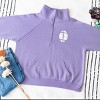 Simply Sage Market Football Mom Squad Quarter Zip Fleece - 3 of 4