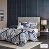 Gracie Mills Muriel Damask Delight 6-Piece Duvet Cover Set - 2 of 4