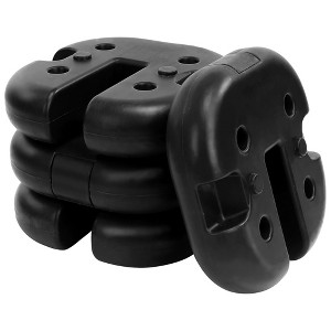 Elevon 4 Pack Canopy Weights to Secure Outdoor Tents, Canopies, Umbrellas, Black - 1 of 4