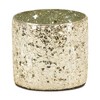 Gold Mosaic Glass Candle Holder (Set of 2) - 2 of 3
