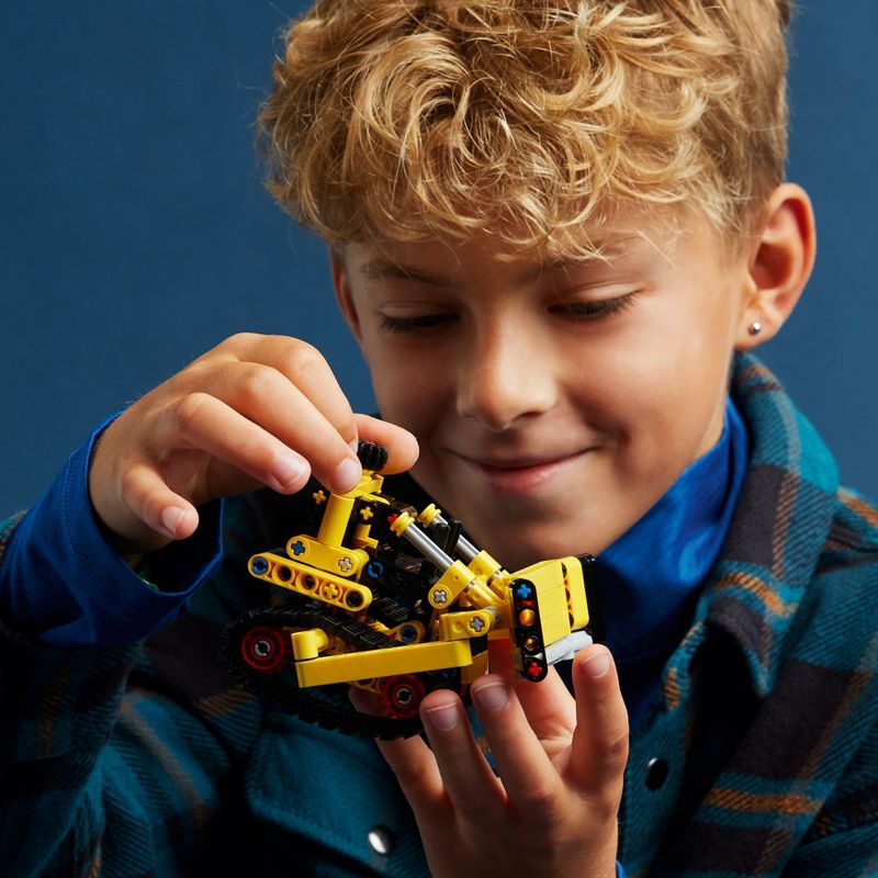 LEGO Technic Heavy-Duty Bulldozer Building Set, Construction Toy 42163, 4 of 8