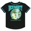 Mens Rick and Morty Jersey - Rick and Morty Mens Baseball Jersey - Rick & Morty Mesh Button Down Jersey - 2 of 4