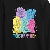 Boys' - Monster High - Pastel Character Group Long Sleeve Graphic T-Shirt - 2 of 4