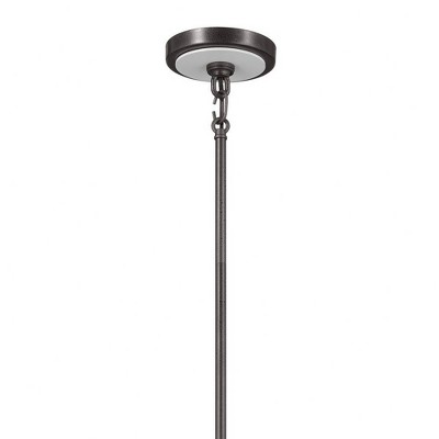 Anvil Iron 31.25" 5-Light Black Candle Chandelier