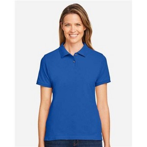 EG PRO Women's Cotton Polo Shirt – Short Sleeve Collared Polo for Women, Classic Fit Casual Golf Polo Top - 1 of 4