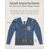 Men's New York City Police Uniform (Front Back Print) Long Sleeve Costume T-Shirt - 4 of 4