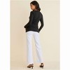 VENUS Womens Ribbed Long Sleeve V-Neck - 4 of 4