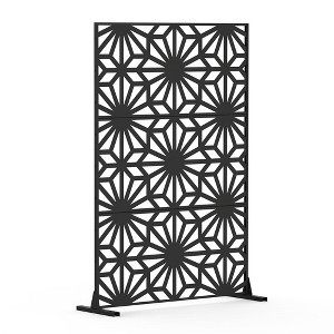 Outdoor Screens, Panel With Bolt, Panel, Bracket, Free Standing, Rust Proof And Waterproof Galvanized Steel Decorative Screen - 1 of 4