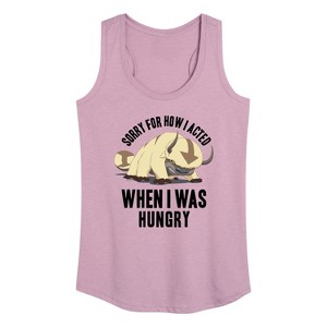 Women's - Avatar: The Last Airbender - Appa Hungry Graphic Racerback Tank - 1 of 4
