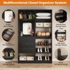 Besiost Closet System with Drawers and Hanging Rods - 3 of 4