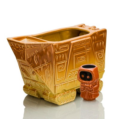 Star Wars Sandcrawler Tiki Punch Bowl Set with Jawa Muglet
