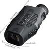 Monocular Night Vision Goggles, 1080P Full Photo & Video Portable Night Vision, 5X Digital Zoom Travel Infrared Monoculars for Camping Travel - 2 of 4