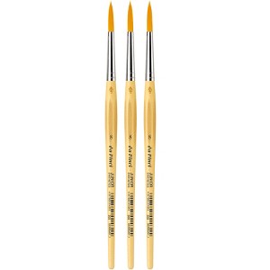 da Vinci JUNIOR Synthetics Student Brush, Synthetic, Tempera, Round, Series 303, Size 8, Pack of 3 - 1 of 3