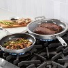 Cuisinart 4pc (10" and 12") FusionPlus Stainless Steel Skillet Set Lids - 2 of 4