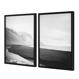 American Art Decor Set of 2 Molten Memories Framed Photographic Wall Decors - 1 of 4