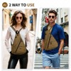 Unique Bargains Vintage Waterpoof Anti Theft Casual Crossbody Backpack - 2 of 4