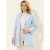 INSPIRE CHIC Women's Casual Shawl Collar Single Breasted Belted Overcoat - 3 of 4