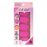 L.A. Girl Artificial Nail Tips & Gel Remover Grooming Set - 0.88oz/10ct