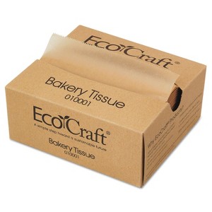 Bagcraft EcoCraft Interfolded Dry Wax Deli Sheets, 6 x 10.75, Natural, 1,000/Box, 10 Boxes/Carton - 1 of 4