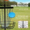 VEVOR Disc Golf Basket, 24-Chains Portable Disc Golf Target Hole, Heavy Duty Steel Practice Disc Golf Target, Disc Golf Basket Stand, Black - 4 of 4