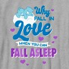 Boy's Care Bears Valentine's Day Bedtime Bear Why Fall in Love T-Shirt - 2 of 4