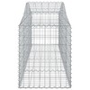 vidaXL Gabion Raised Bed Galvanized Iron 78.7"x39.4"x39.4" - 4 of 4