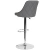 Emma and Oliver Contemporary Adjustable Height Barstool - 3 of 4