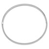 Black Bow Jewelry 4mm 14k White Gold High Polished Domed Hinged Bangle Bracelet - 2 of 4