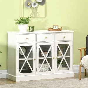 Bella Depot Farmhouse Sideboard Buffet Cabinet - 1 of 4