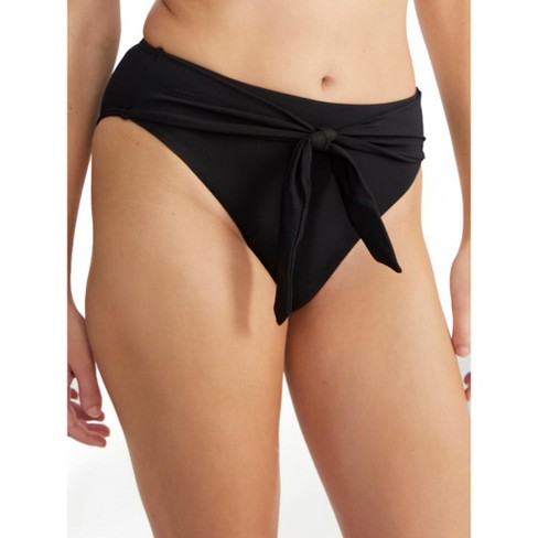 Sunsets Women's Tessie Tie Bikini Bottom - 29b-blck Black :
