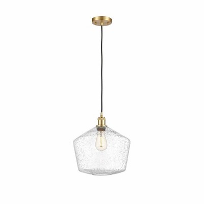 Cindyrella - 1 Light Cord Hung Mini Pendant In Industrial Style-13.5 Inches Tall and 12 Inches Wide