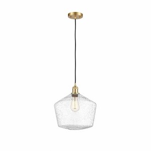 Cindyrella - 1 Light Cord Hung Mini Pendant In Industrial Style-13.5 Inches Tall and 12 Inches Wide - 1 of 1