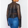 Women's Vixon Mesh Moto Leather Jacket - Hot & Delicious - 2 of 4