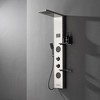 BWE 2-Jet Rainfall Shower Panel System with Rainfall Shower Head, Shelf, STub Spout and LED Light - 2 of 4