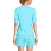 Lands' End Women's SunShade UPF 50 Elbow Sleeve Relaxed Rash Guard - 2 of 3