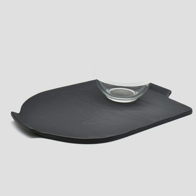Libbey Faux Slate 3 Piece Server Set