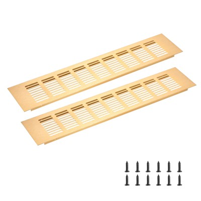 Unique Bargains Rectangle Ventilation Grille, Aluminum