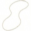 Silver Paperclip Chain Necklace, Smooth Lines, Fashionable Simplicity - 2 of 4