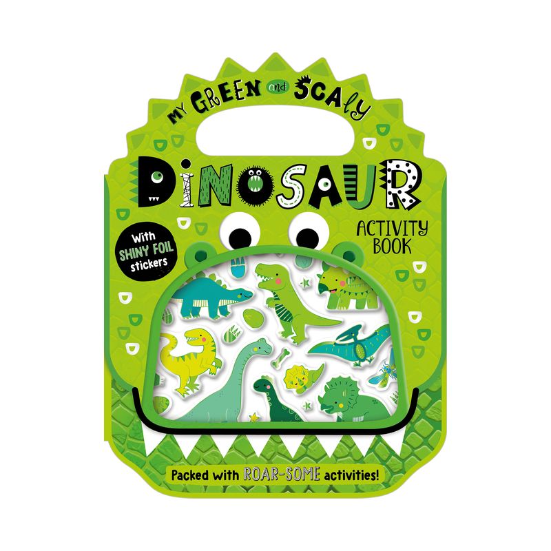 Shiny Stickers My Green and Scaly Dinosaur Activity Book - by  Alexandra Robinson (Paperback), 1 of 2