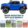12V Kids Ride On Police Car with Remote Control, Electric Pickup Truck for Toddlers, 3 Speeds, Spring Suspension, LED Lights - 3 of 4