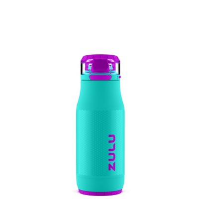 Zulu 14 Ounce Chase Blue & Green Stainless Steel Water Bottle - Each