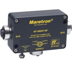 Maretron Mini Powertap - Provides Bus Power to NMEA 2000 Trunk Line - Model NFNM4PNF - 1 of 1