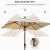 PURPLE LEAF Patio Umbrella Outdoor Table Umbrella Aluminum Frame Market Umbrella Sun Umbrella with 8 Sturdy Ribs - 2 of 4