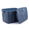 Rubbermaid Roughneck 25 Gallon Storage Container, Heritage Blue (4 Pack)