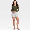 Women's Luxury Collection Luxe Stretch Long Sleeve Bodysuit - Auden™ - 3 of 4